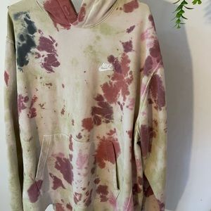 Nike tie dye sweater